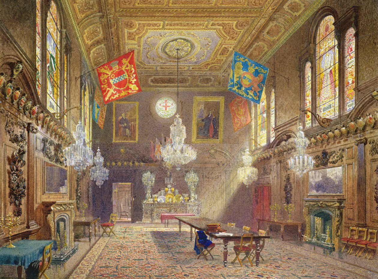 Salle de livrée de la Compagnie des Merciers, 1901 - John Crowther