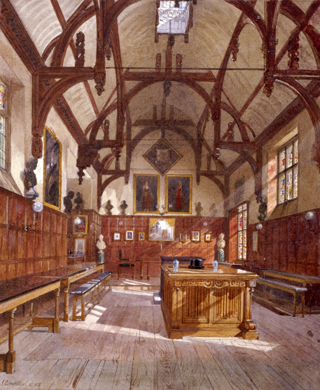 Salle de Staple Inn, Londres, 1882 - John Crowther