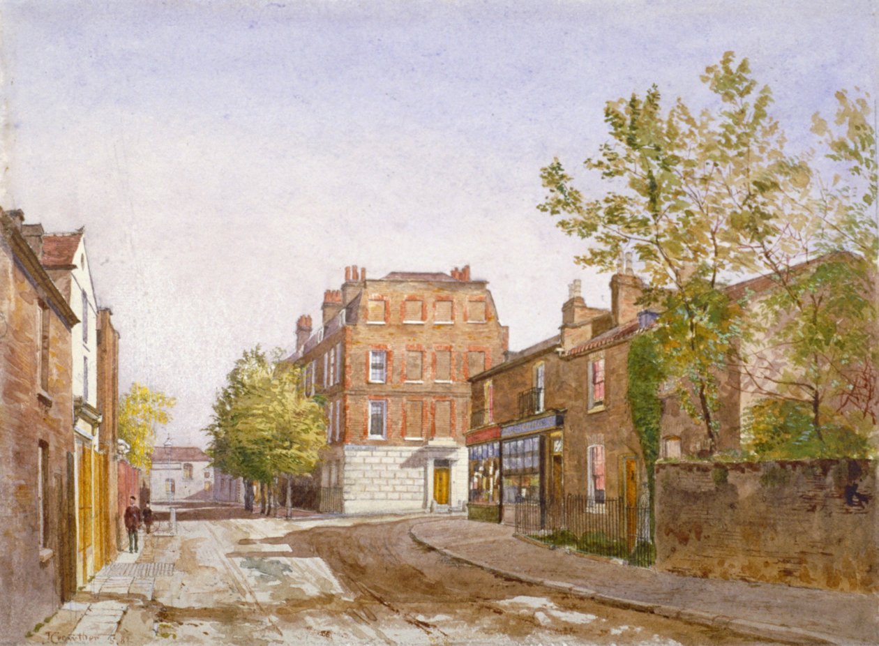 Vue de la Maison Mawson, Chiswick Lane, Chiswick, Londres, 1882 - John Crowther
