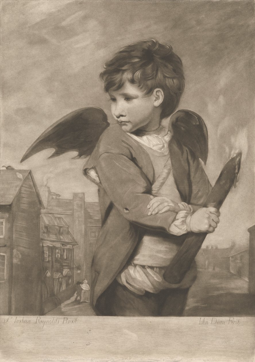 Cupidon en garçon de flambeau - John Dean