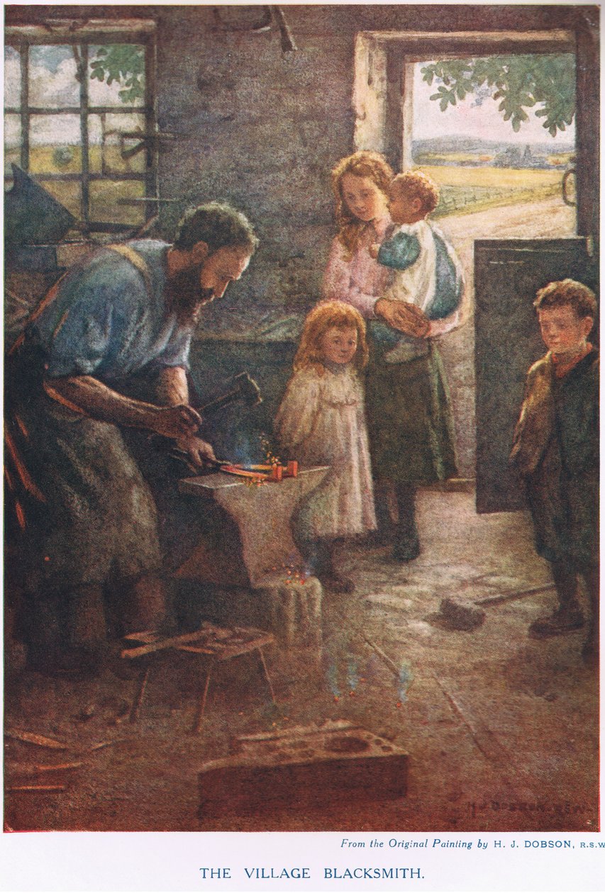 Le forgeron du village - John Dobson