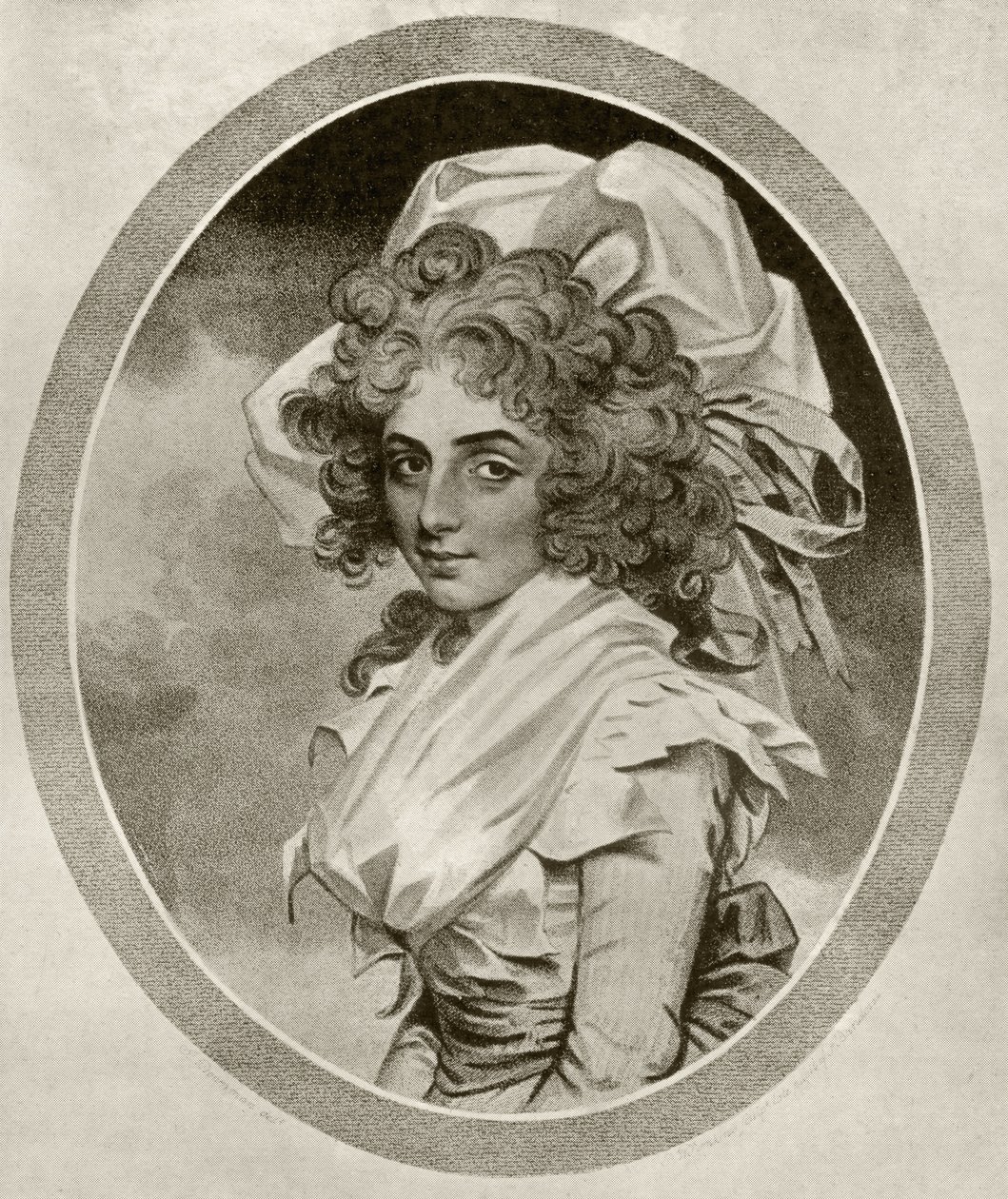 Sarah Siddons, gravée par Peltro W. Tomkins, tirée du 