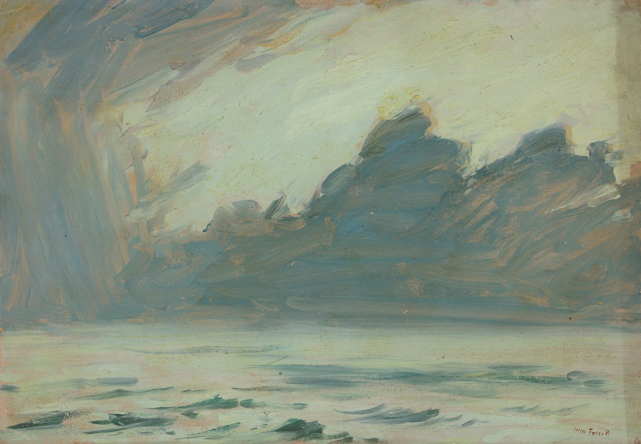 Paysage marin, fin 19e siècle - milieu 20e siècle - John Everett