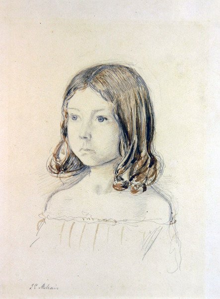 Portrait de Mary Gertrude Holmes - John Everett Millais