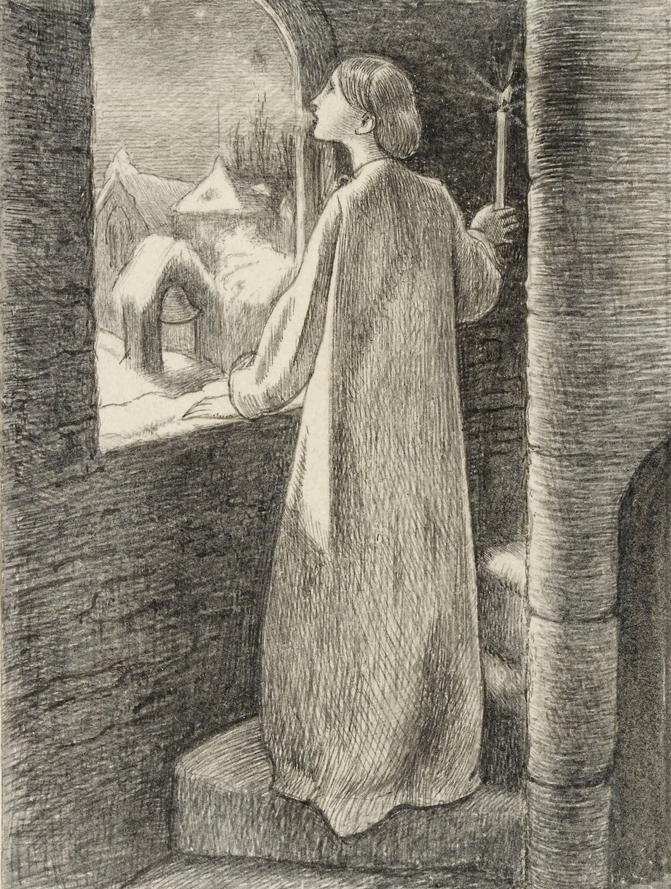 La veille de Sainte Agnès - John Everett Millais