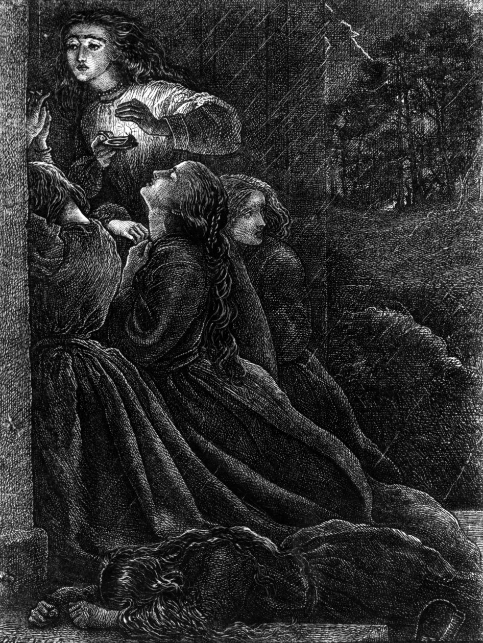 Les Cinq Vierges folles, illustration de 