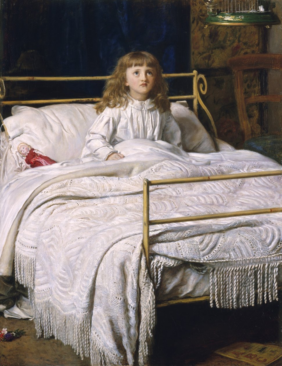 Réveil
Titre(s) alternatif(s) :  

Juste éveillé - John Everett Millais