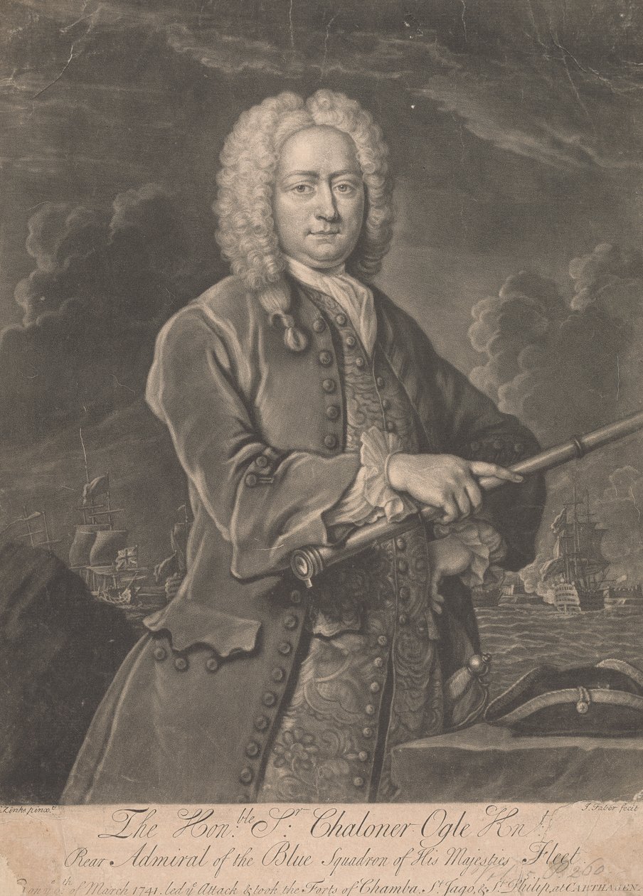 Sir Chaloner Ogle - John Faber the younger