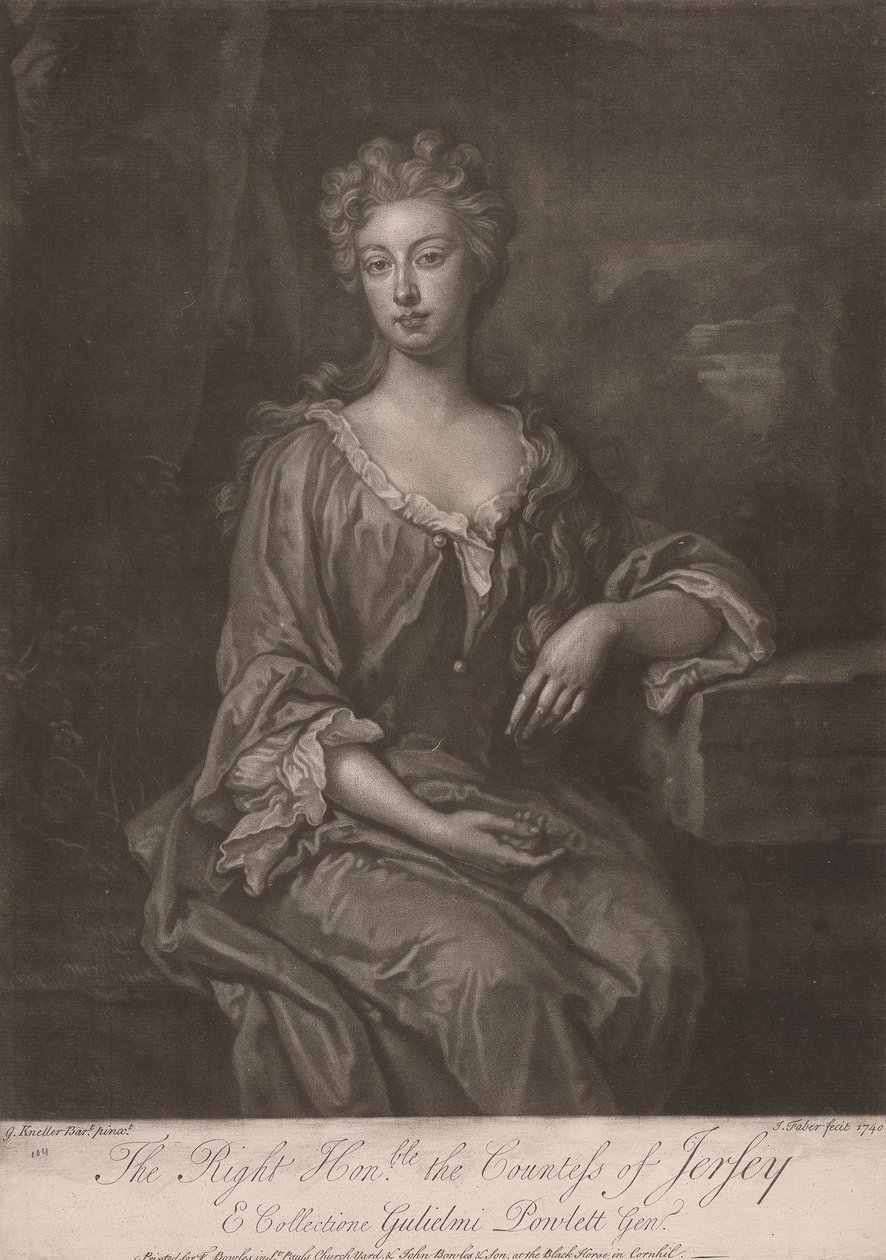 La Très Honorable Comtesse de Jersey - John Faber the younger