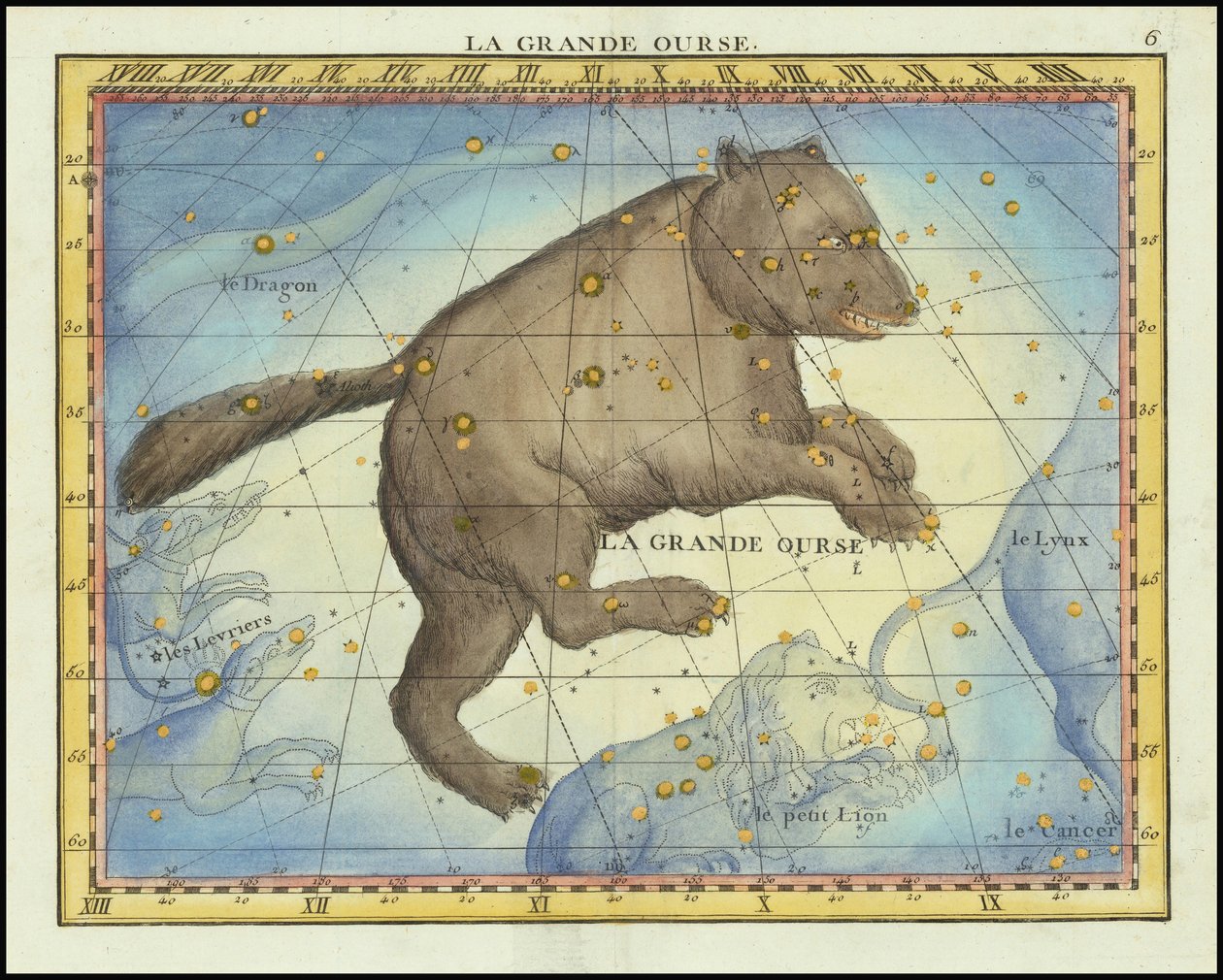 1776 - John Flamsteed - La Grande Ourse (Ursa Major) - John Flamsteed