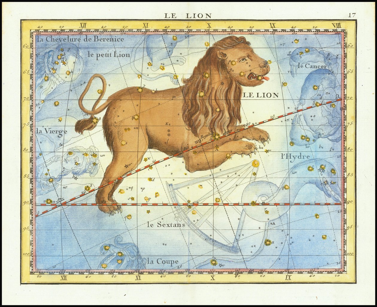 1776 - John Flamsteed - Le Lion (Leo) - John Flamsteed