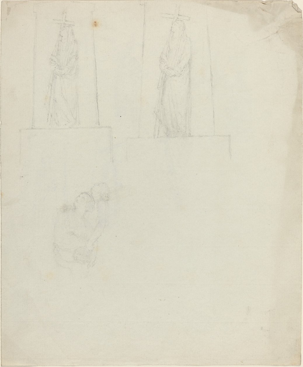Dessins pour un Monument [recto et verso] - John Flaxman