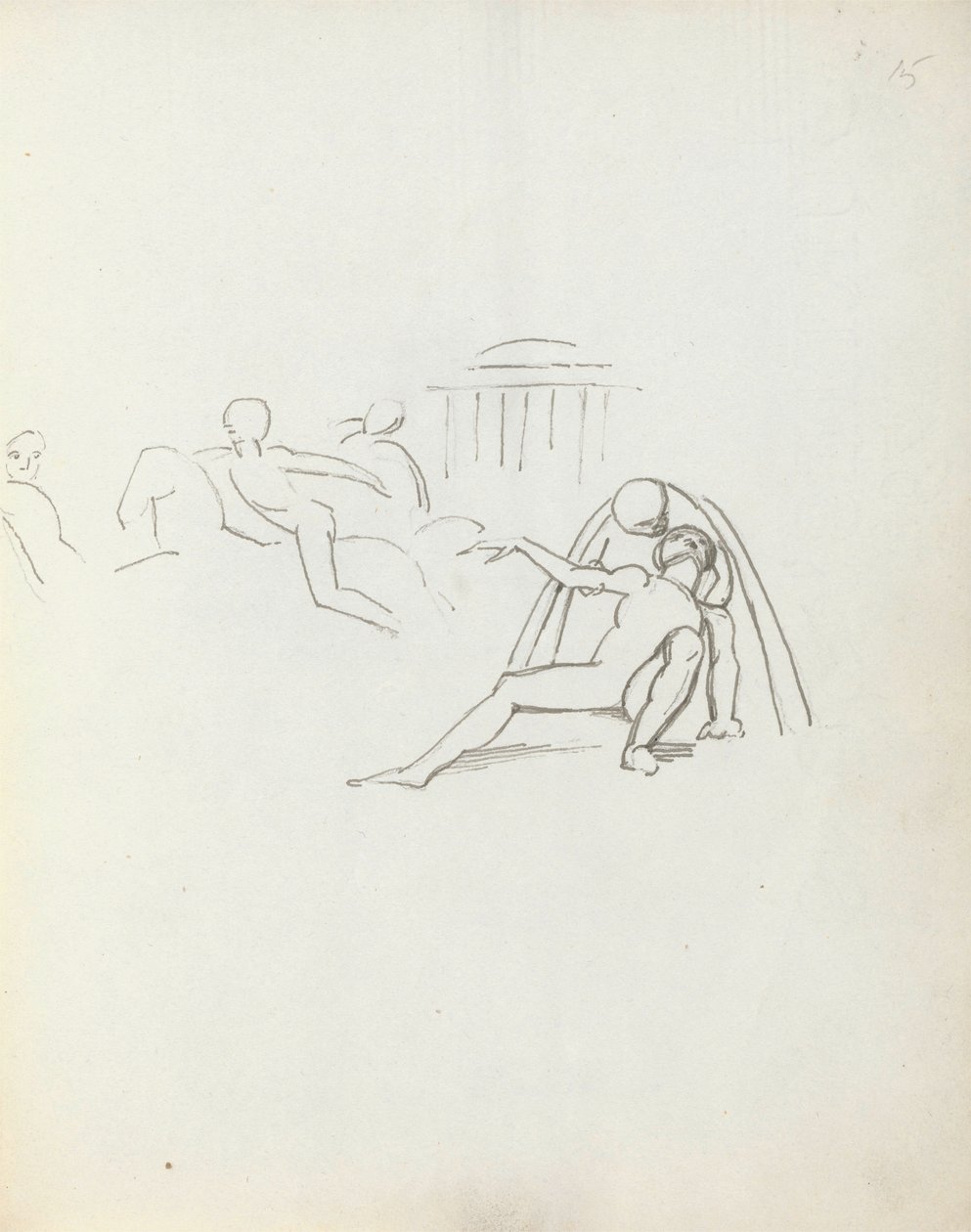 John Philip Kemble en Hamlet, 1783 - John Flaxman