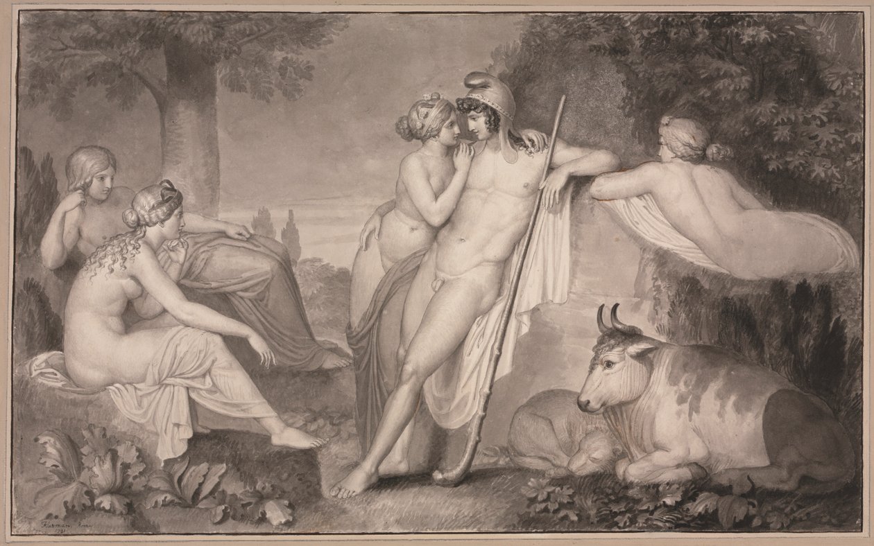 Paris et Œnone, 1791 - John Flaxman
