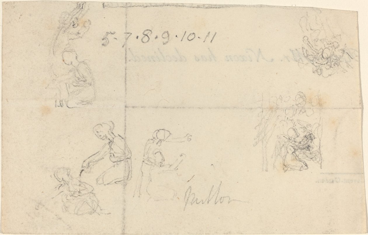 Études de femmes agenouillées - John Flaxman