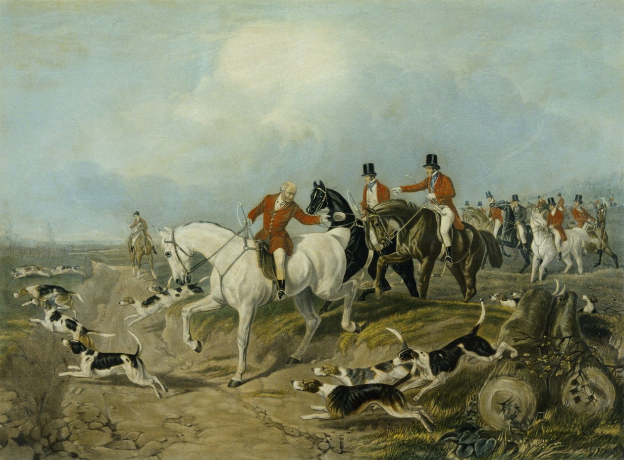 La découverte, gravé par Huffman et Mackrill - John Frederick Herring Snr