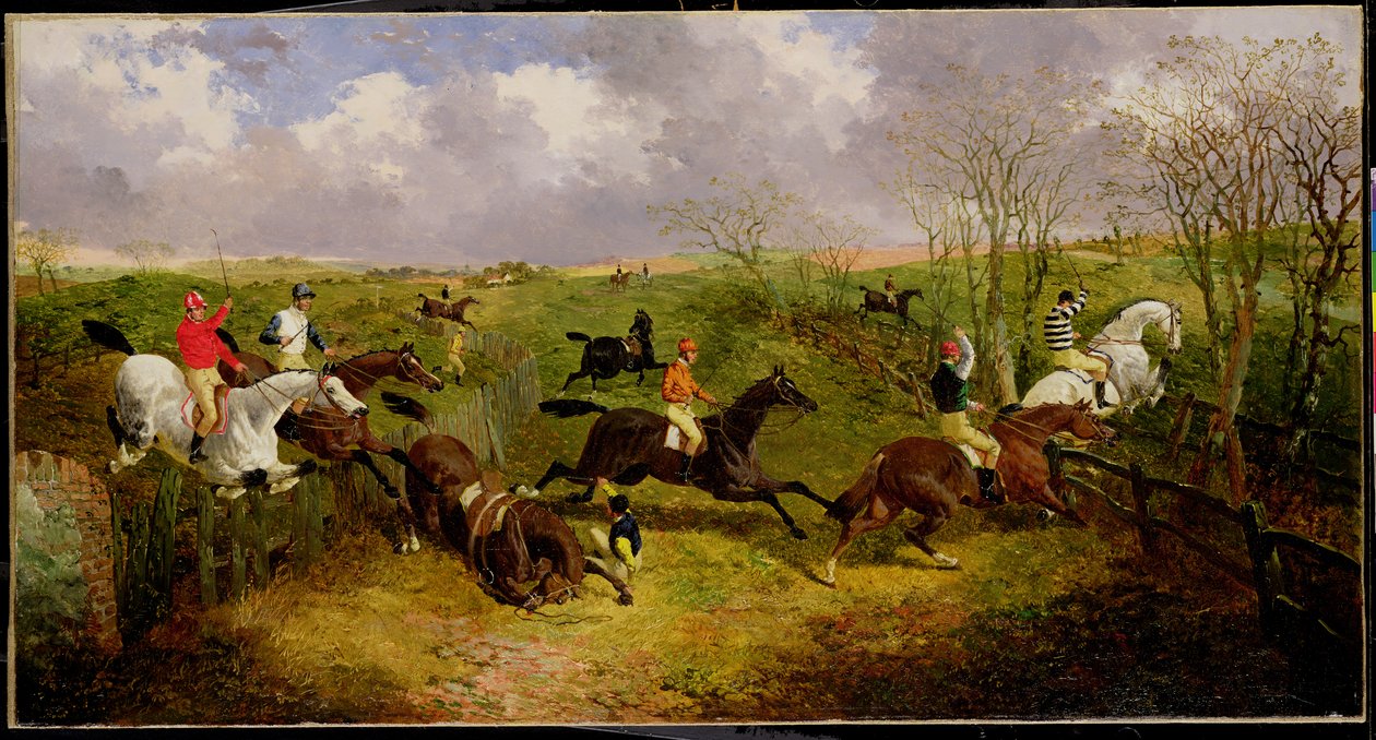 Une course de steeple-chase - John Frederick Herring Jnr