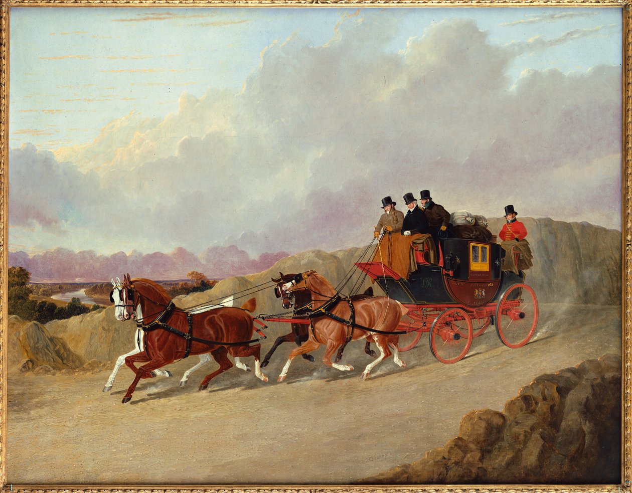Le carrosse royal de Londres à Édimbourg - John Frederick Herring Senior