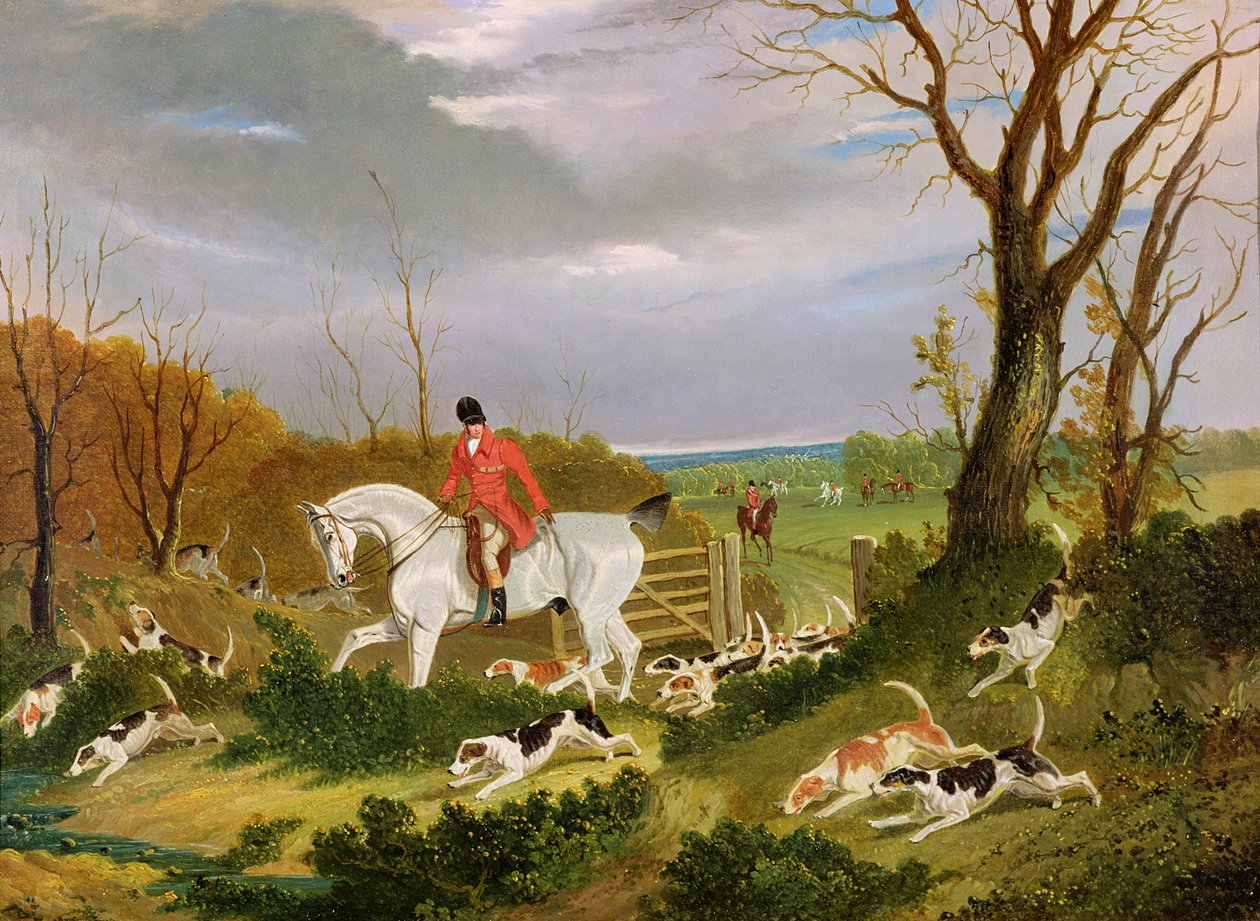 La chasse au Suffolk - En route vers la couverture près de Herringswell - John Frederick Herring Senior