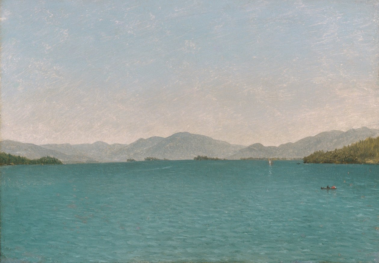Lac George, étude libre - John Frederick Kensett