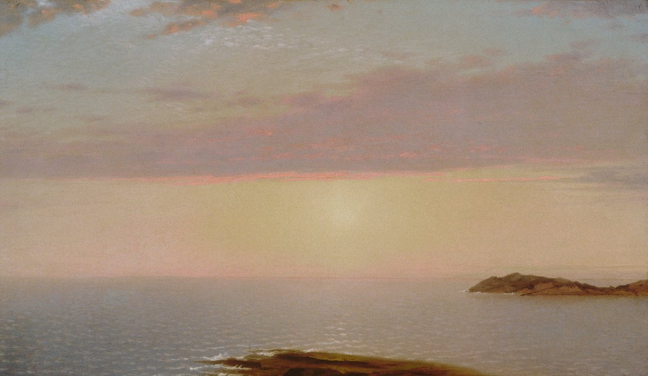 Coucher de soleil - John Frederick Kensett