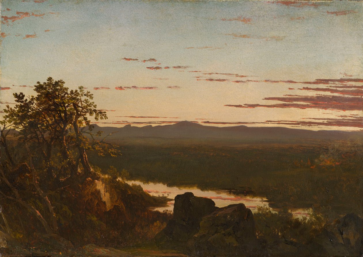 Paysage au coucher du soleil - John Frederick Kensett