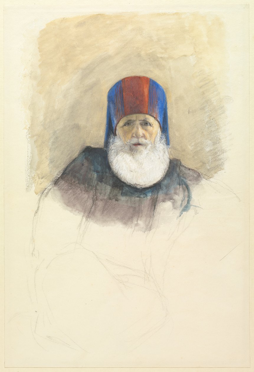 Étude pour Mehmet Ali Pasha - John Frederick Lewis