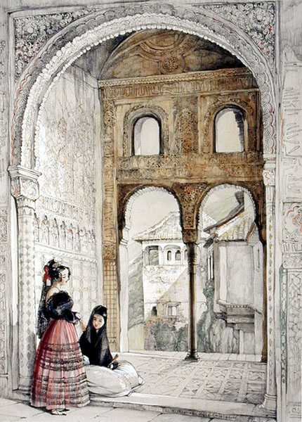 Fenêtre dans la Salle des Ambassadeurs, de Croquis et Dessins de l