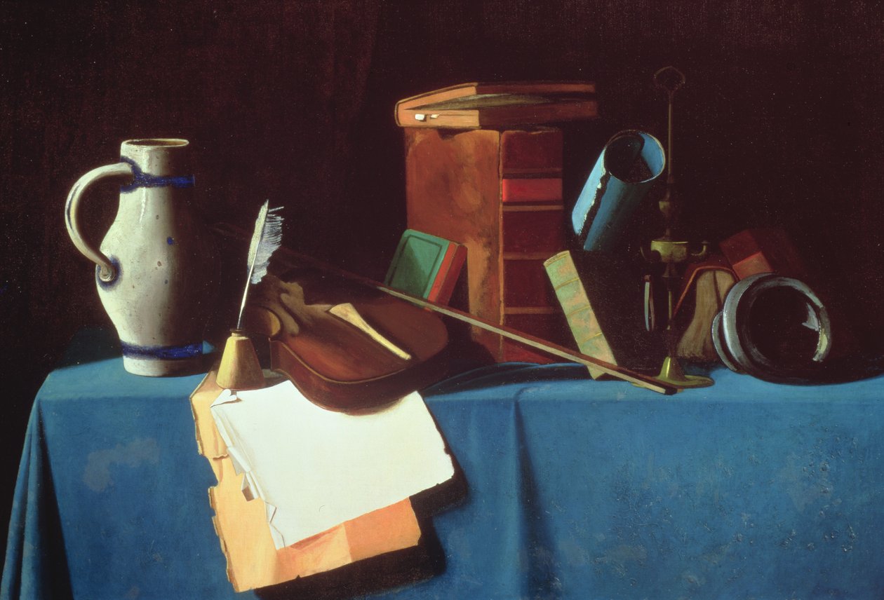 Table avec violon - John Frederick Peto