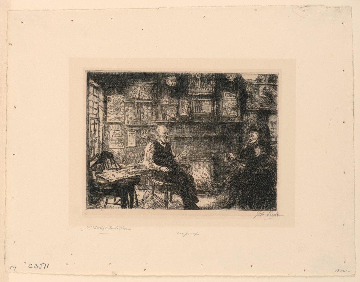La Salle du Fond de McSorley - John French Sloan