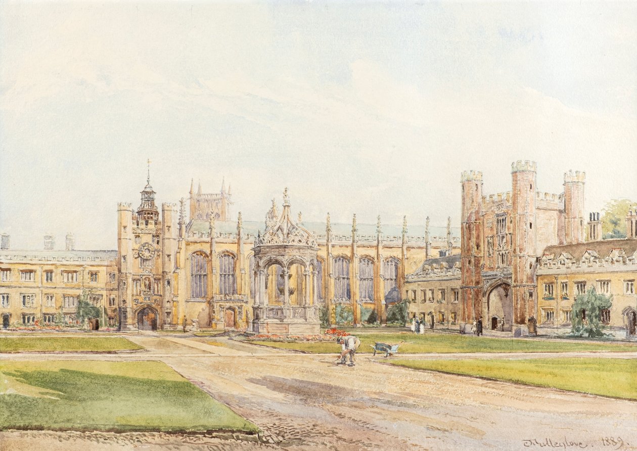 Grand Cour, Trinity College - John Fulleylove