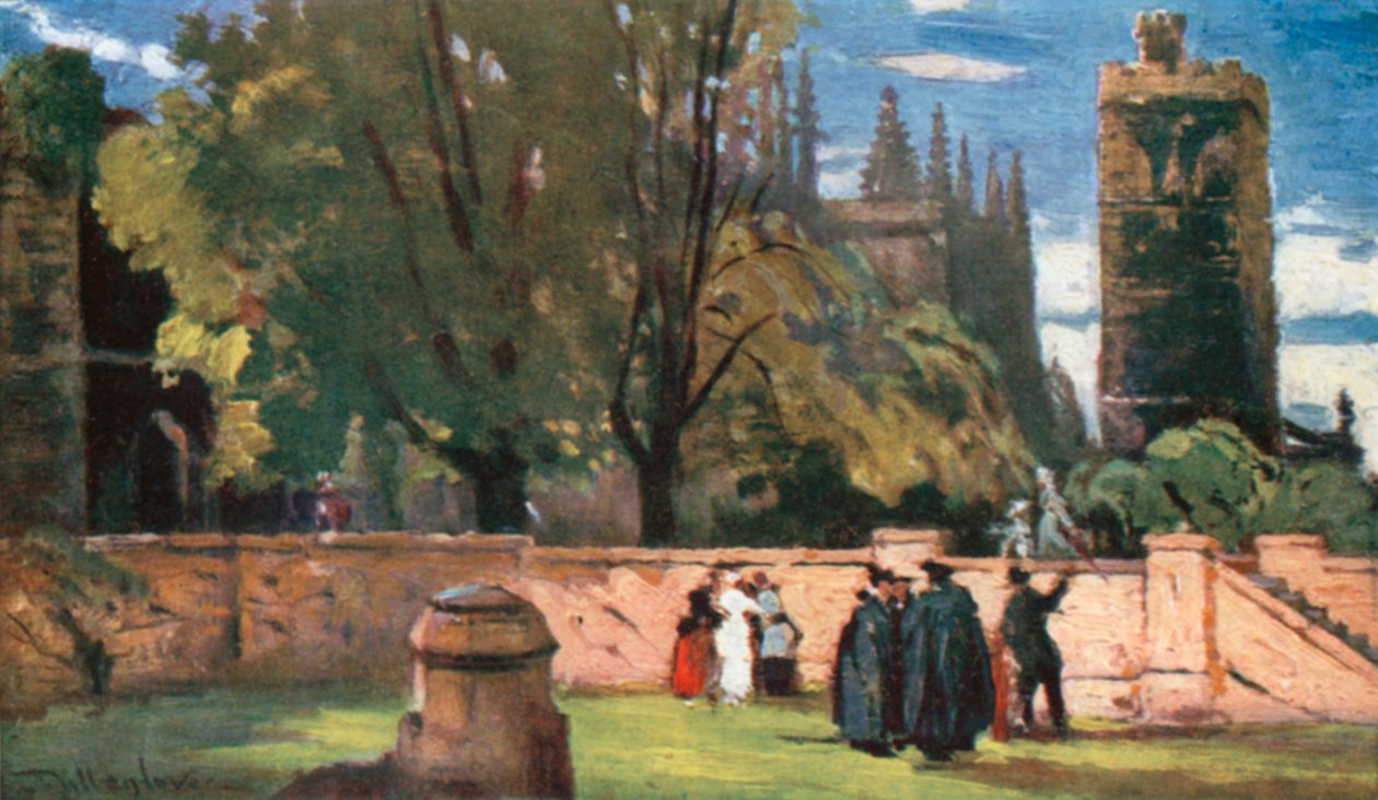 New College (lithographie couleur) - John Fulleylove