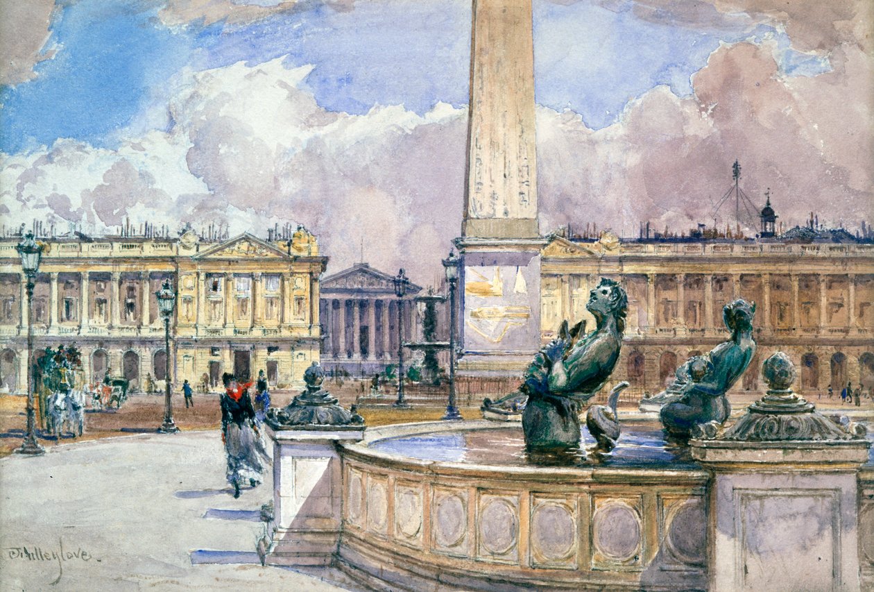 Place de la Concorde, 1847-1908 - John Fulleylove
