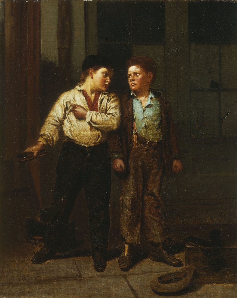 Une Dispute Territoriale - John George Brown
