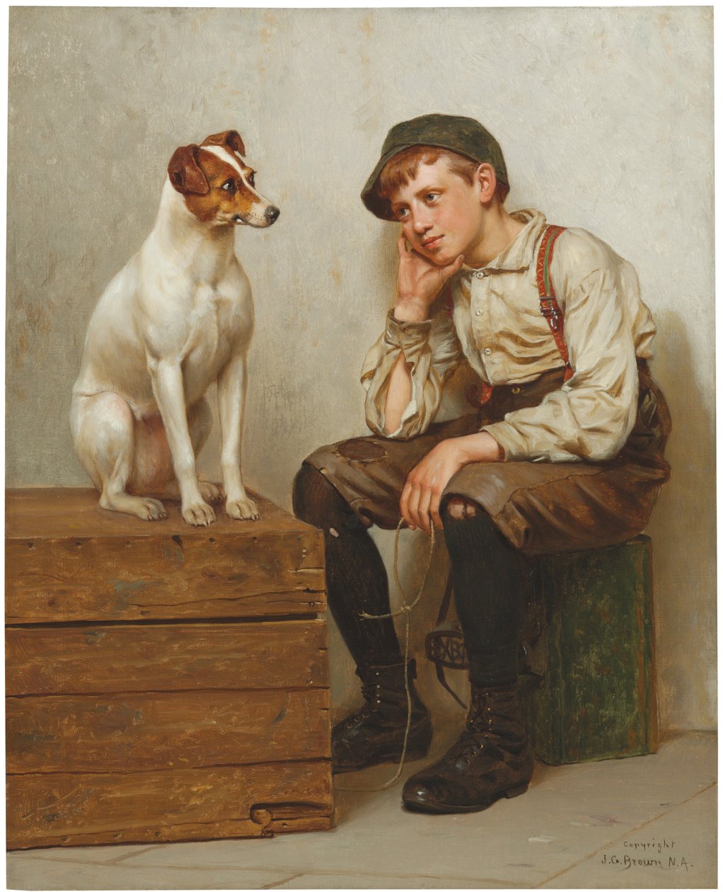 Admiration mutuelle, 1898 - John George Brown