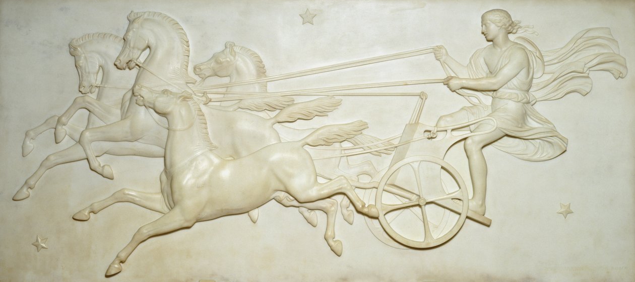 Relief de Phaéton conduisant le char du soleil - John Gibson