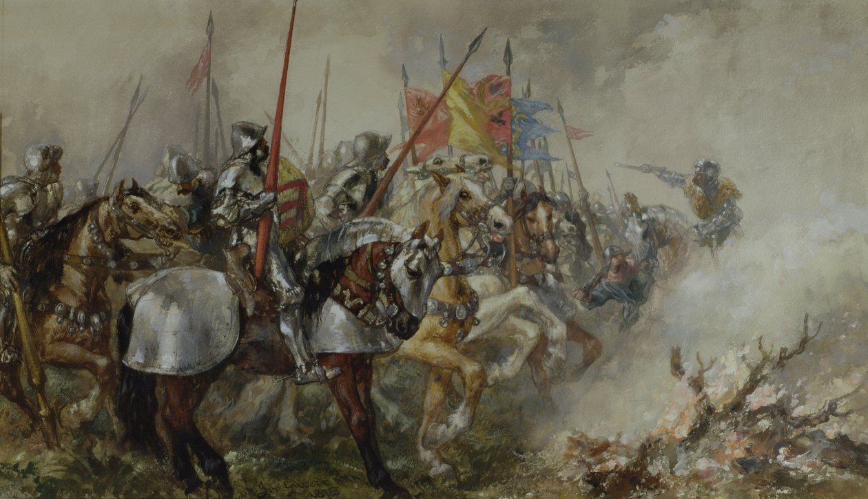 Le roi Henri V à la bataille d