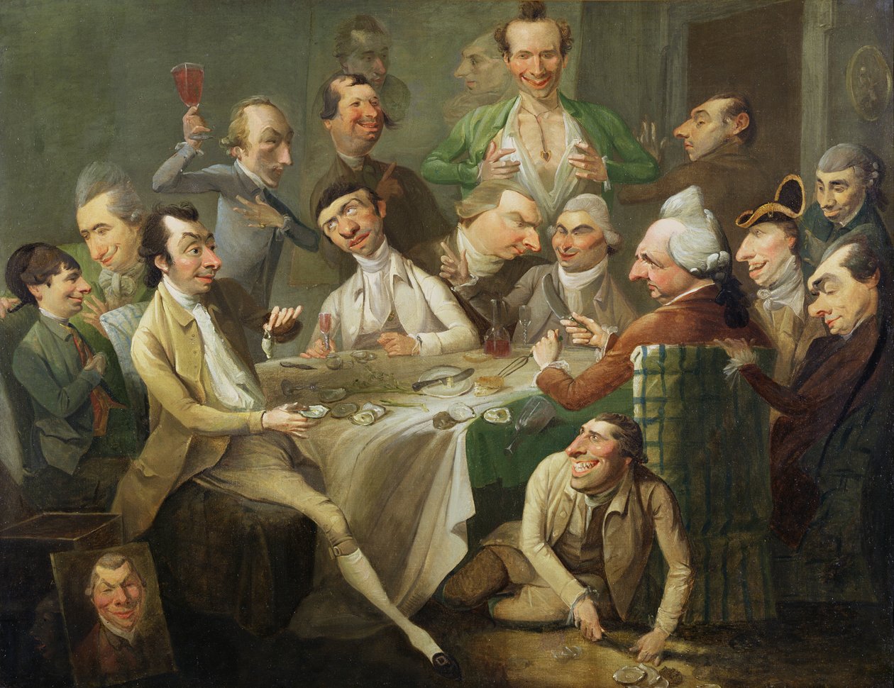 Un groupe de caricatures, vers 1776 - John Hamilton Mortimer