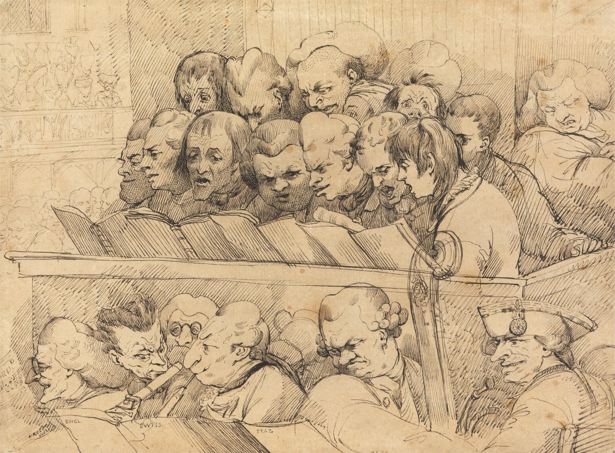 Chœur et orchestre (Une bande chorale) - John Hamilton Mortimer