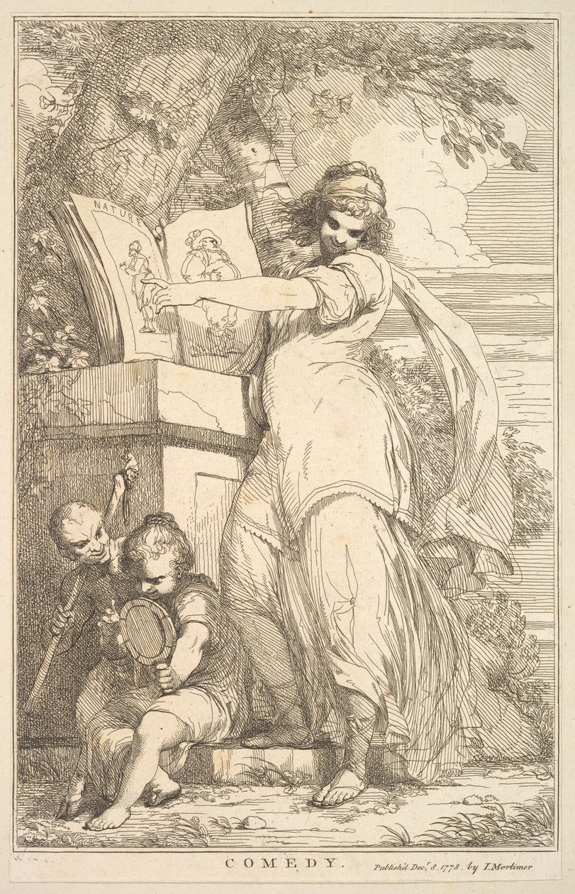 Comédie des Quinze Eaux-fortes dédiées à Sir Joshua Reynolds, 8 décembre 1778 - John Hamilton Mortimer