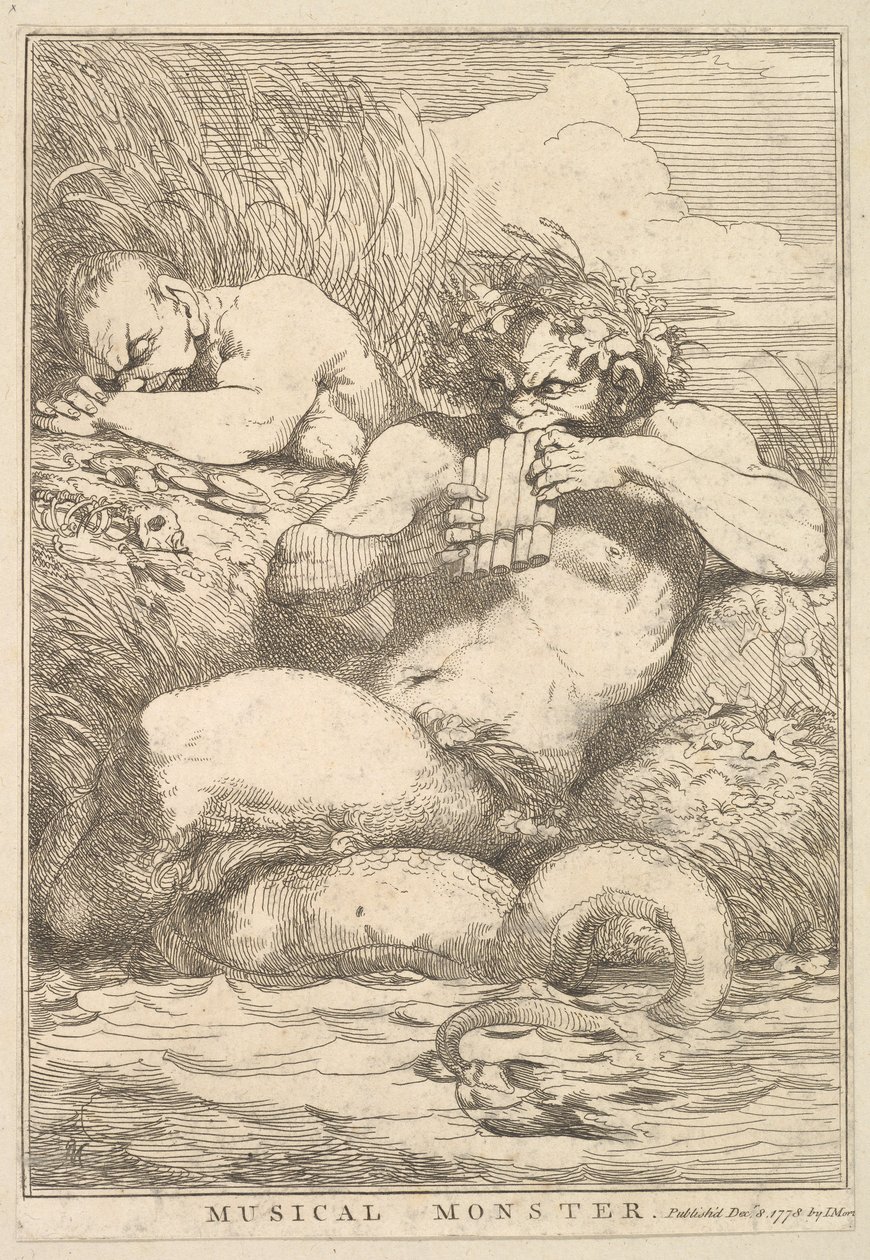 Monstre Musical de Quinze Gravures Dédiées à Sir Joshua Reynolds, 8 décembre 1778 - John Hamilton Mortimer