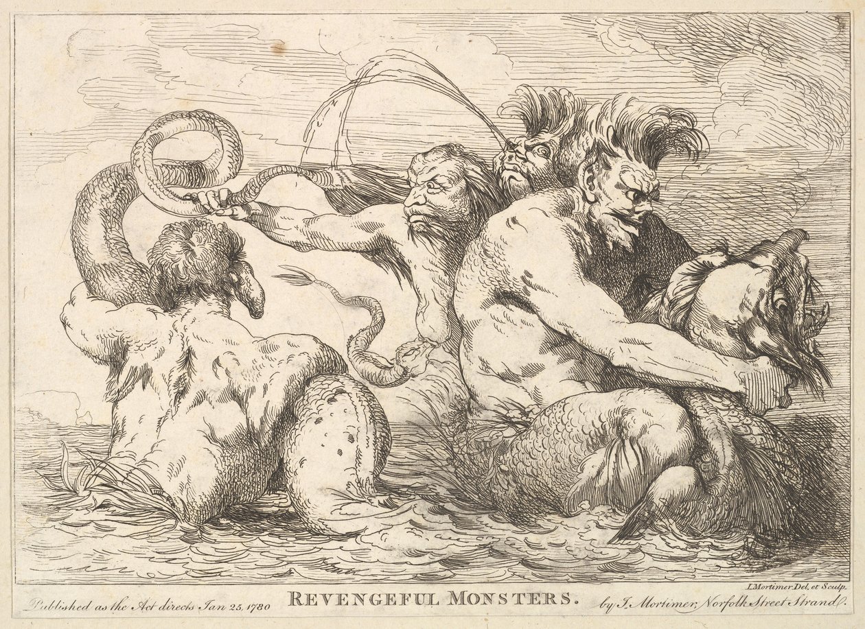 Monstres vengeurs, 25 janvier 1780 - John Hamilton Mortimer