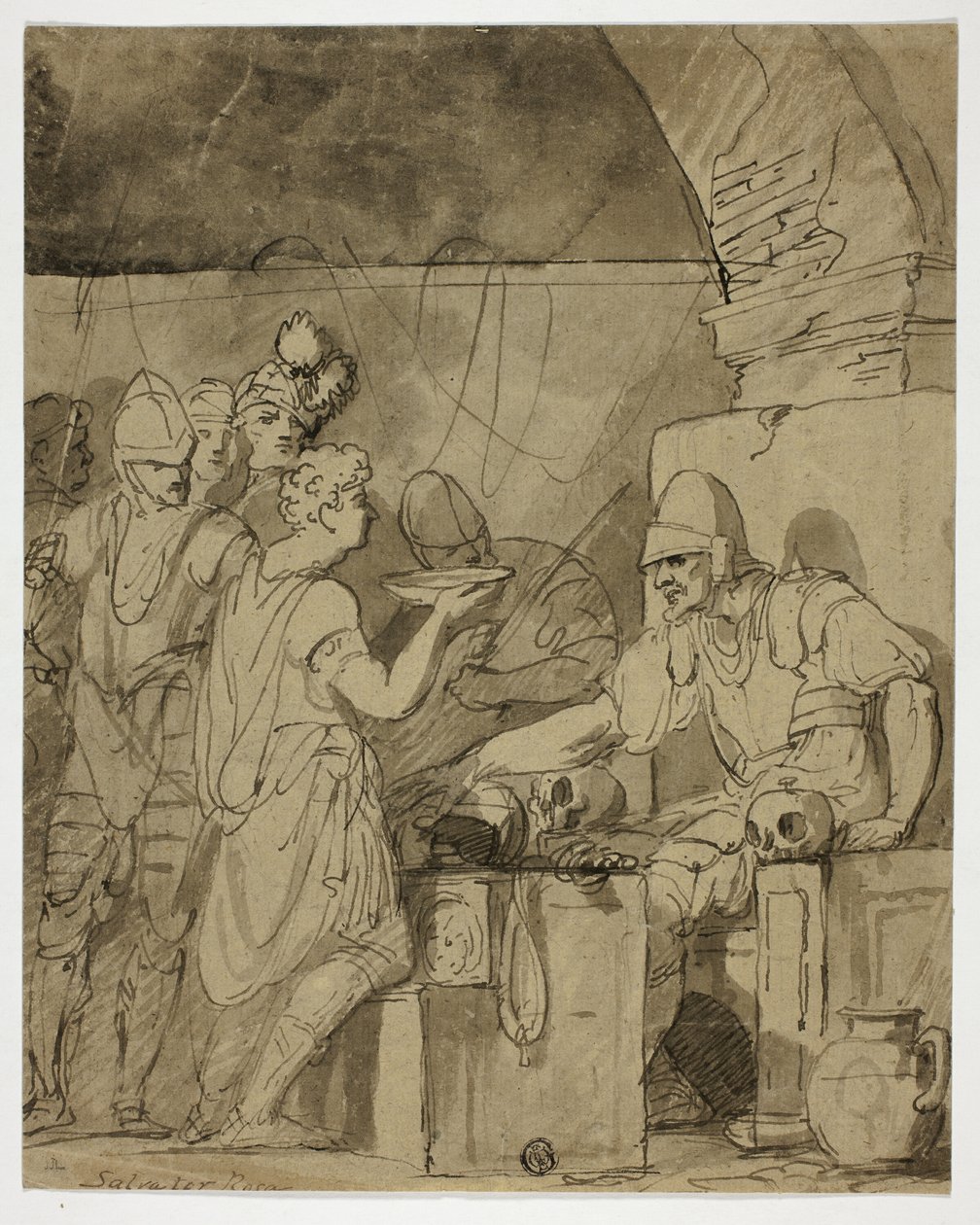 Les soldats se ressourcent - John Hamilton Mortimer