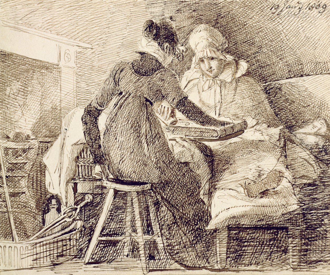 Une partie de backgammon, 19 janvier 1809 - John Harden