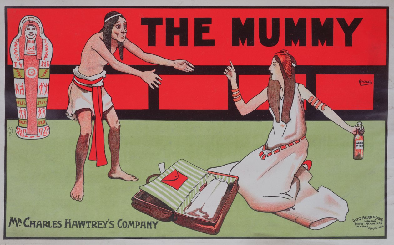 Affiche publicitaire pour le whisky fabriqué par la société Charles Hawtrey, vers 1900 - John Hassall