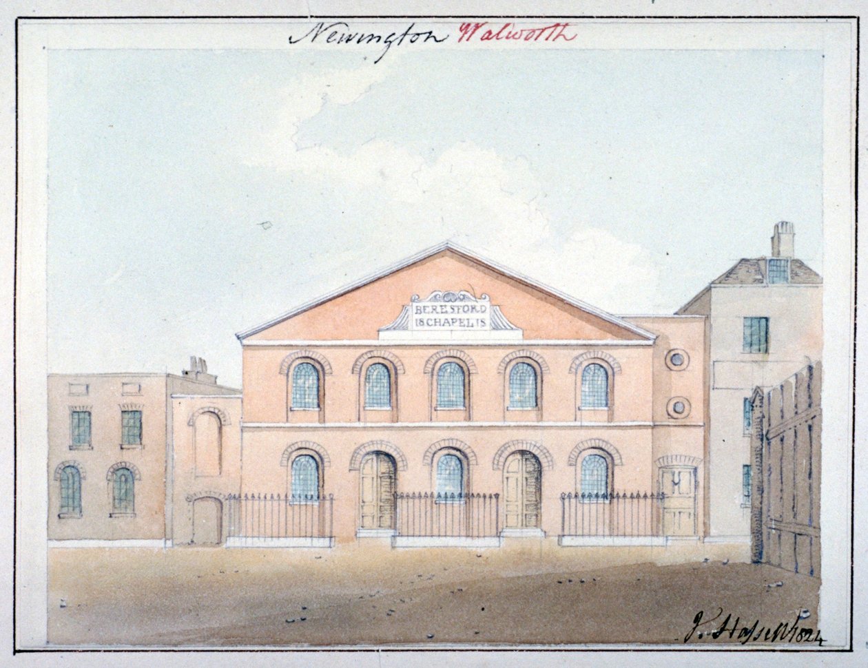 Chapelle Beresford, rue Beresford, Southwark, Londres - John Hassell