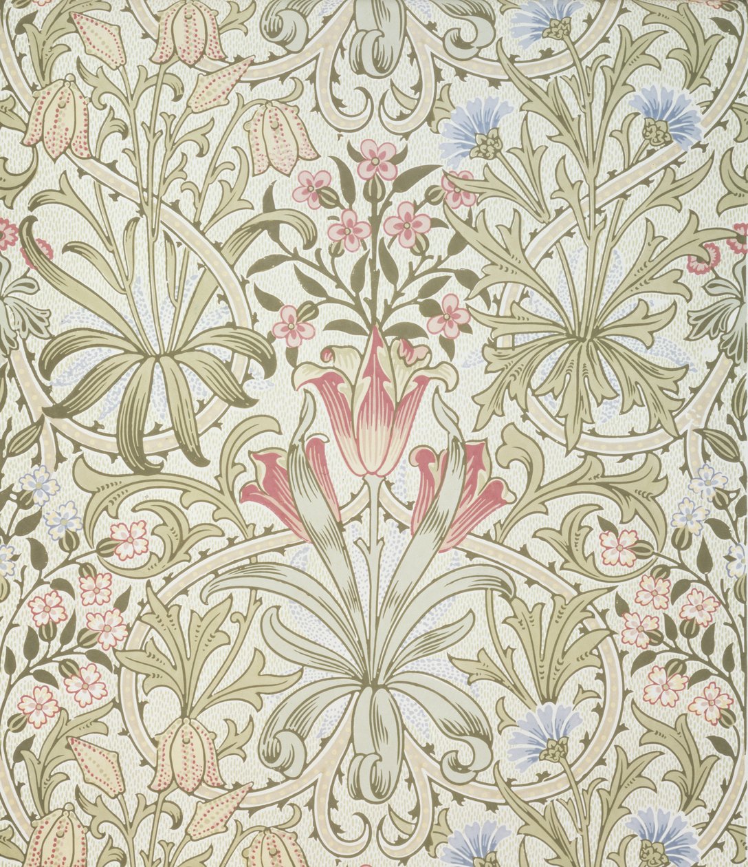 Papier peint persan, conçu par John Henry Dearle (1860-1932) pour Morris and Company - John Henry Dearle