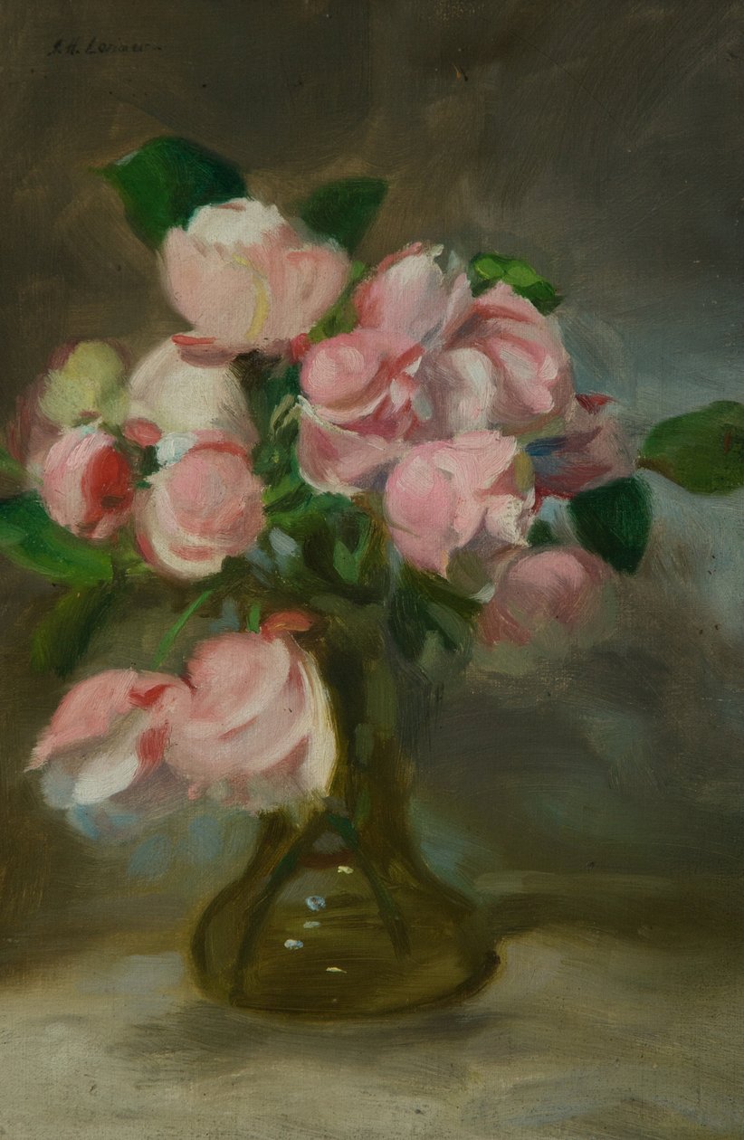 Nature morte avec un vase de fleurs - John Henry Lorimer