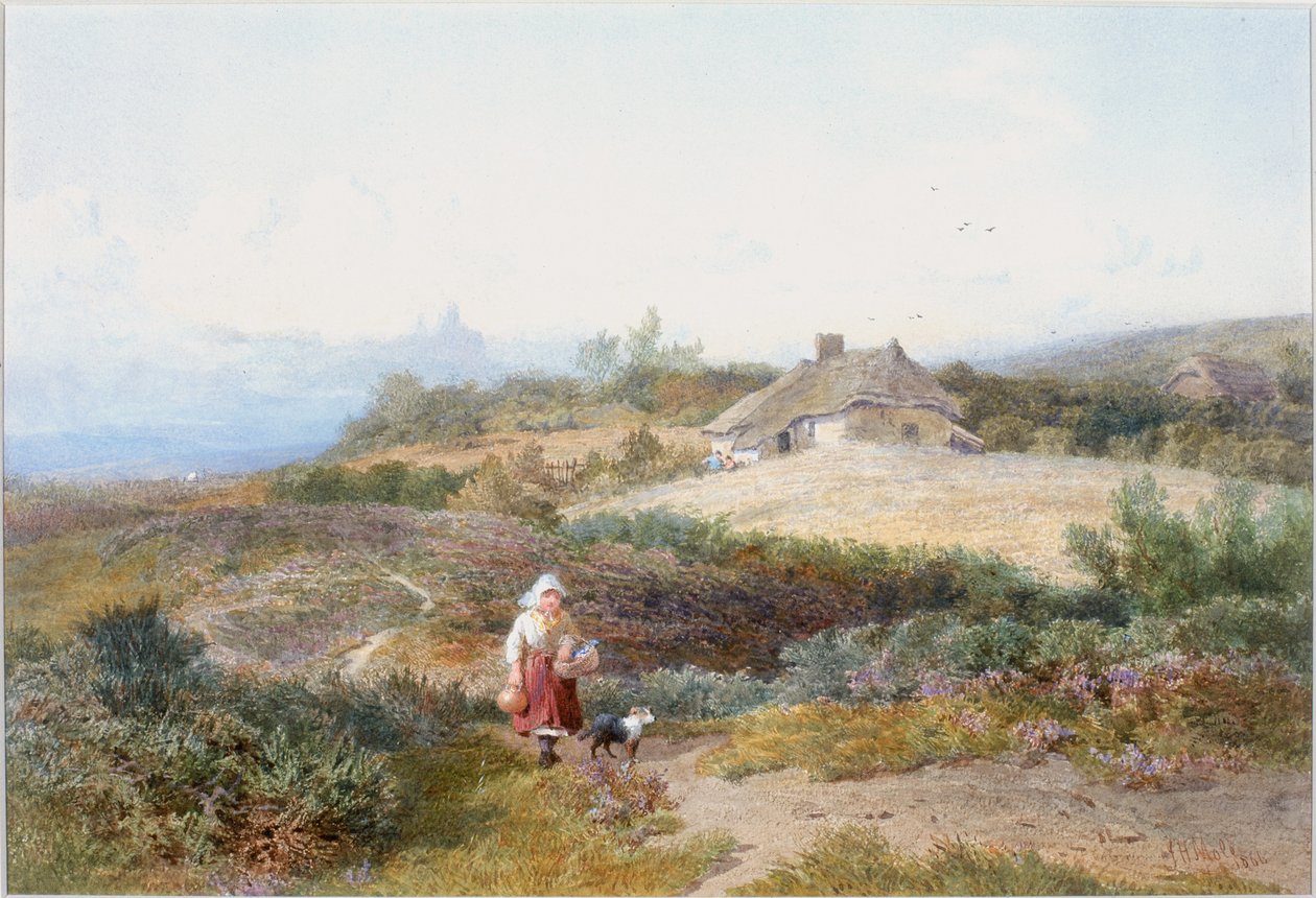 Scène de cottage - John Henry Mole