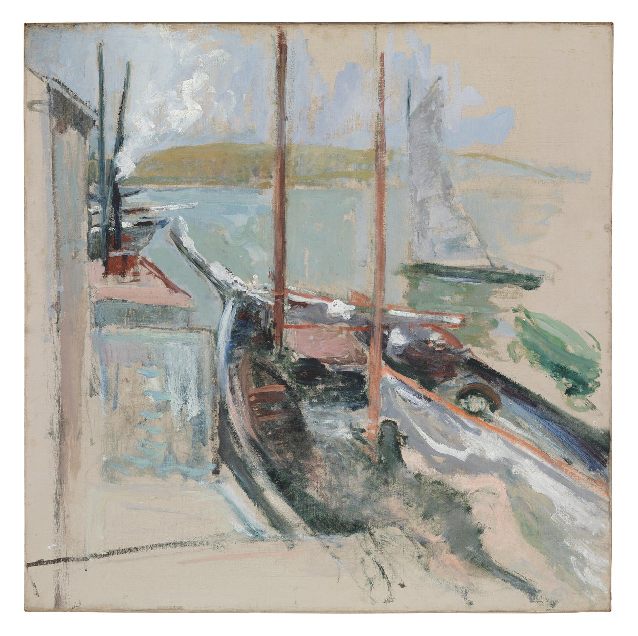 Scène de port - John Henry Twachtman